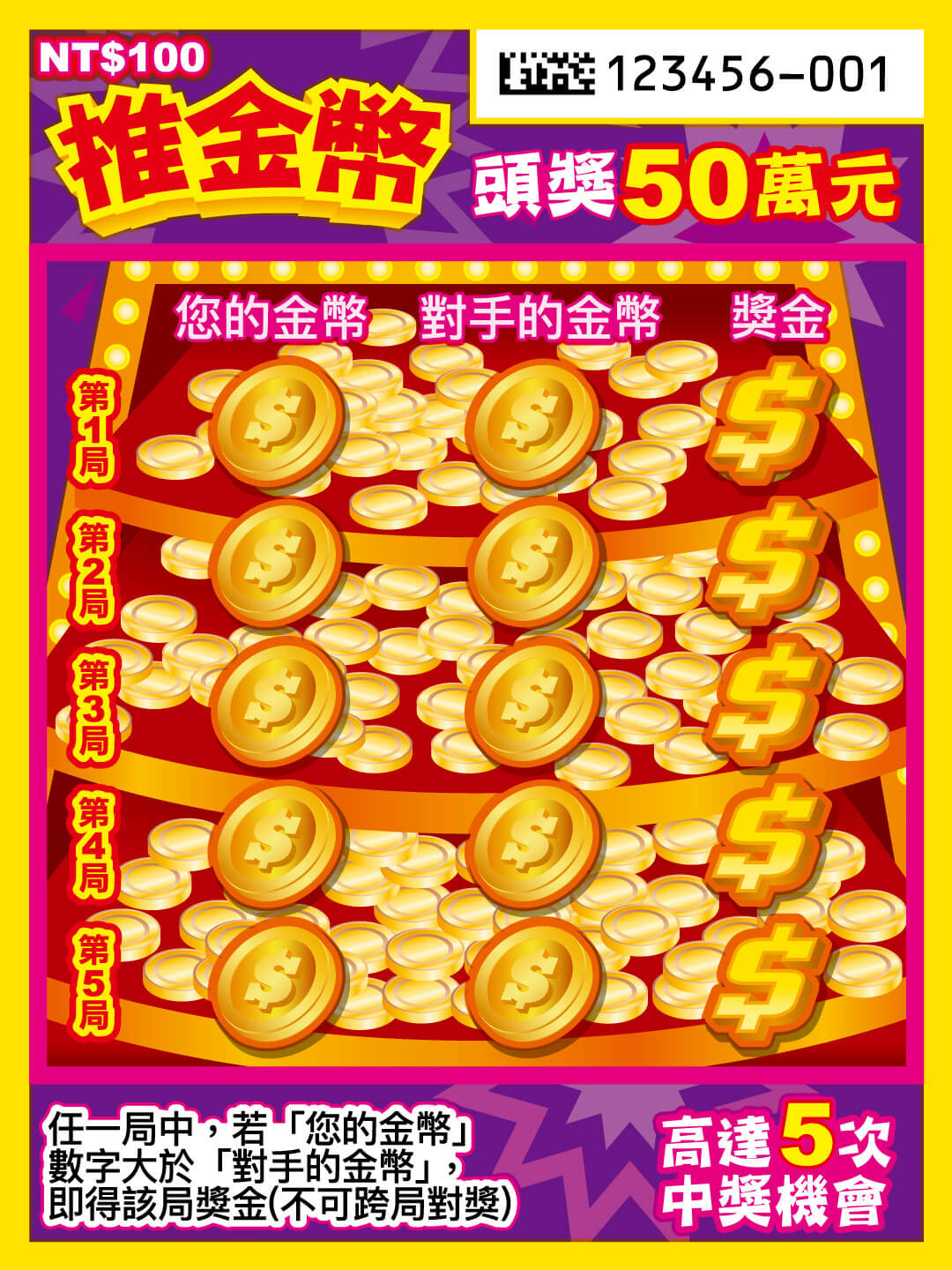 推金幣 刮刮樂圖片